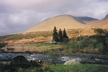 Campsite near River Orchy